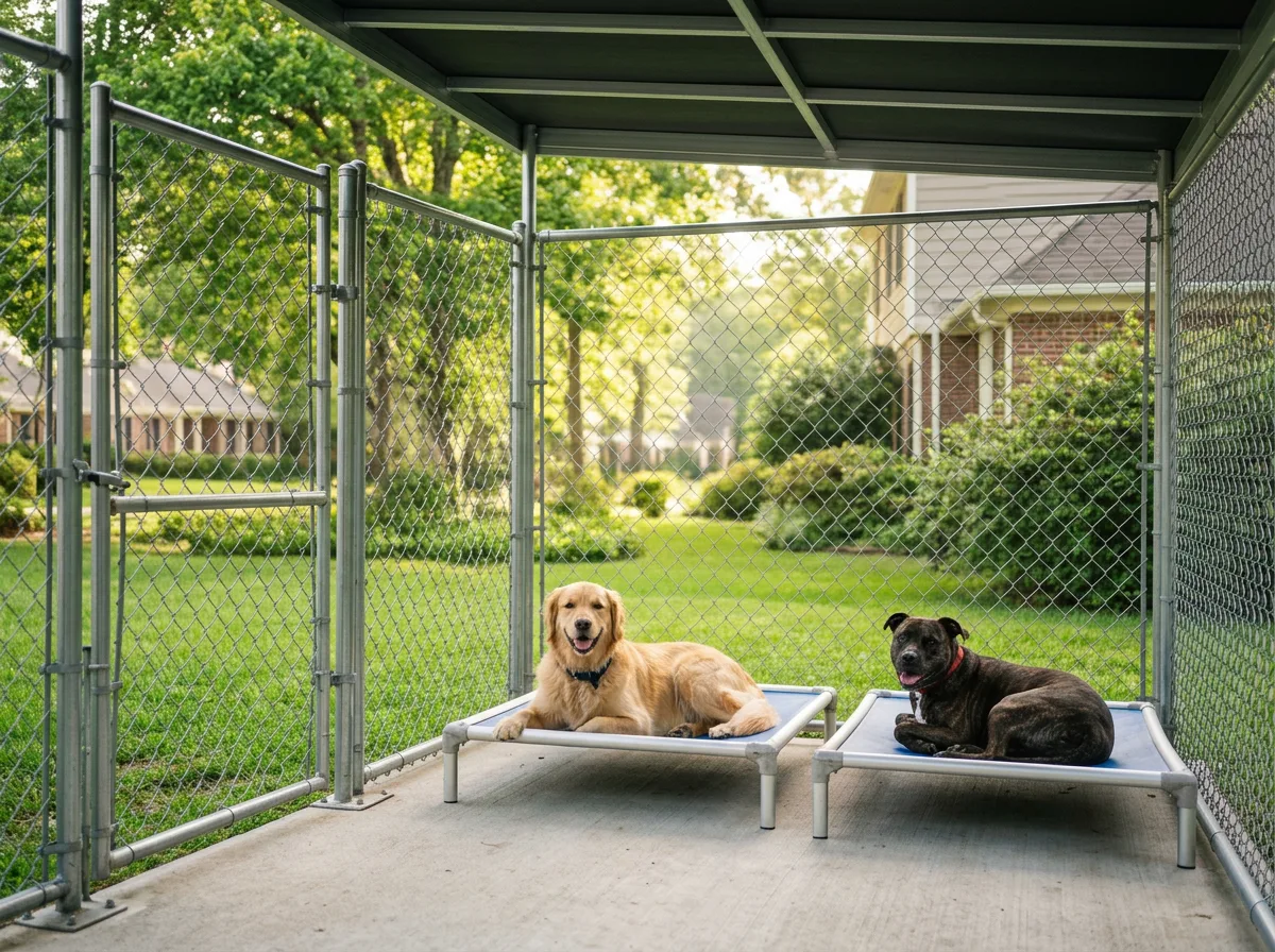 Dog run & kennel cleaning