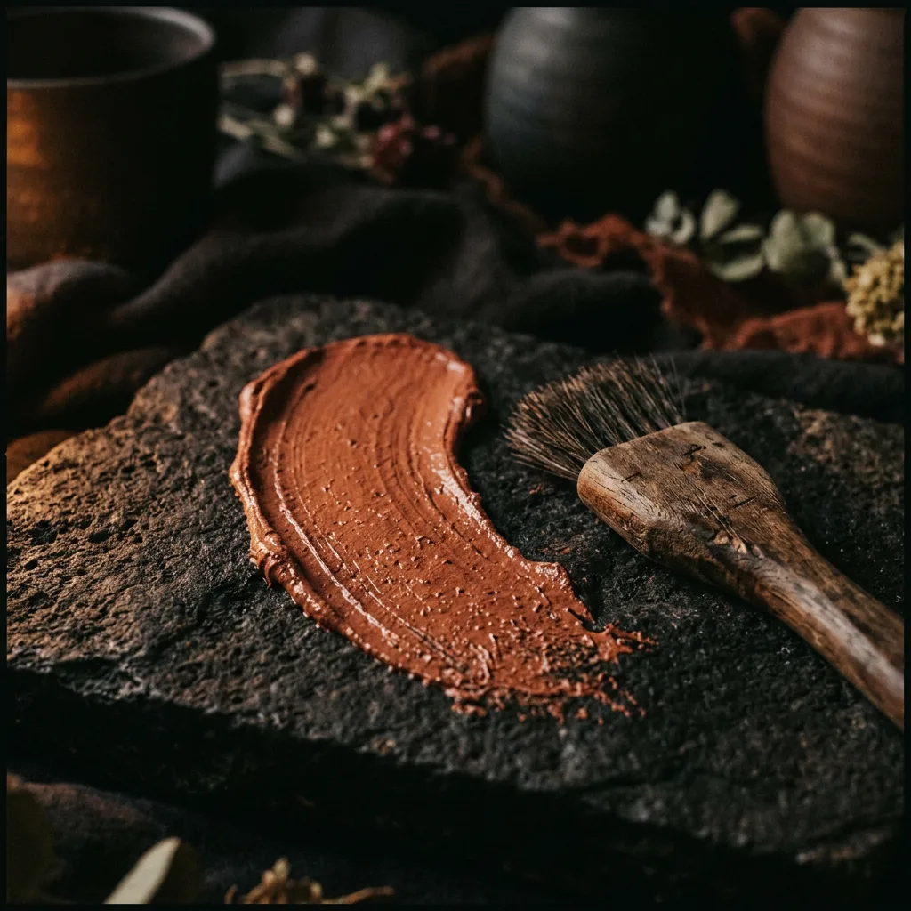 Red Rock Clay Mask: texture