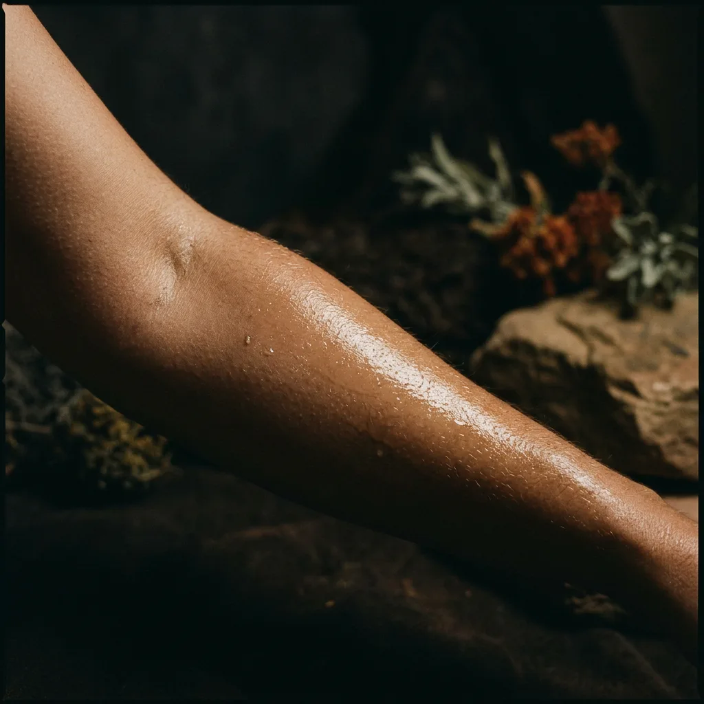 Desert Rain Body Oil: texture